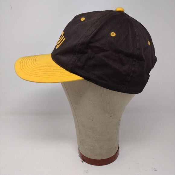 Outdoor Cap PW Black Yellow Snapback Hat Cap Adjustable OSFM Graphic Print - Picture 4 of 10